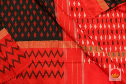 Pochampally Ikkat Saree - Pure Silk Handwoven Saree - PIK 222 - Archives - Pochampally Silk - Panjavarnam