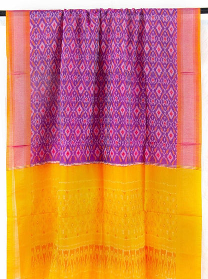 Pochampally - Ikkat Silk - Dupatta - PVD 1045 - Dupattas - Panjavarnam