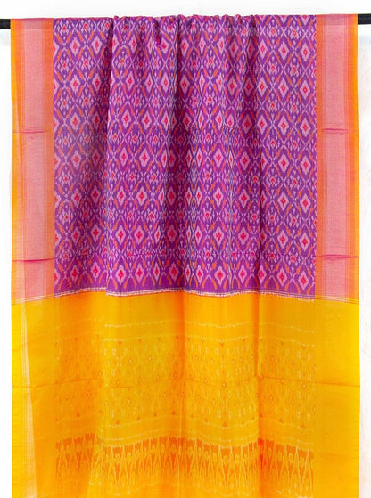 Pochampally - Ikkat Silk - Dupatta - PVD 1045 - Dupattas - Panjavarnam PVD 1045