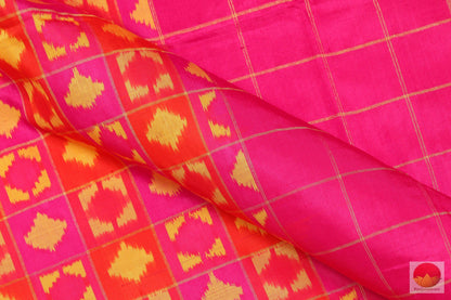 Pochampally Ikkat Silk Saree - Handwoven Pure Silk - PIK - 6- 1 Archives - Pochampally Silk - Panjavarnam