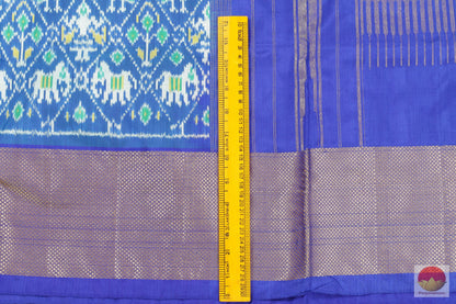 Pochampally Ikkat Silk Saree - Handwoven Pure Silk - PIK - 8 -1 Archivess - Pochampally Silk - Panjavarnam