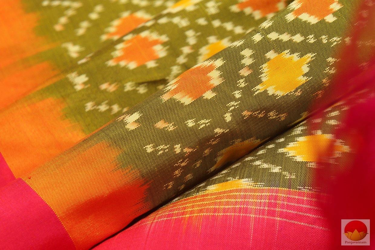 Pochampally Ikkat Silk Saree - Handwoven Pure Silk - PIK 97 - 2 Archives - Silk Sari - Panjavarnam