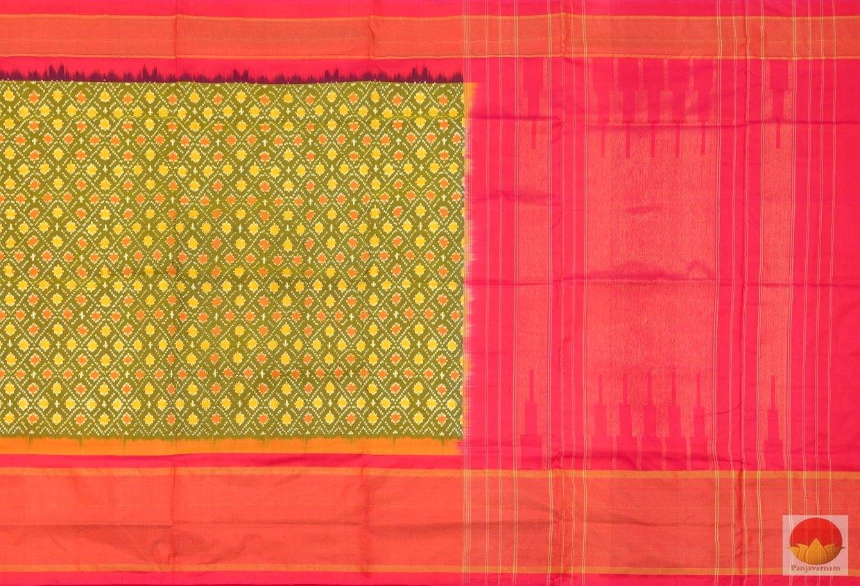 Pochampally Ikkat Silk Saree - Handwoven Pure Silk - PIK 97 - 2 Archives - Silk Sari - Panjavarnam