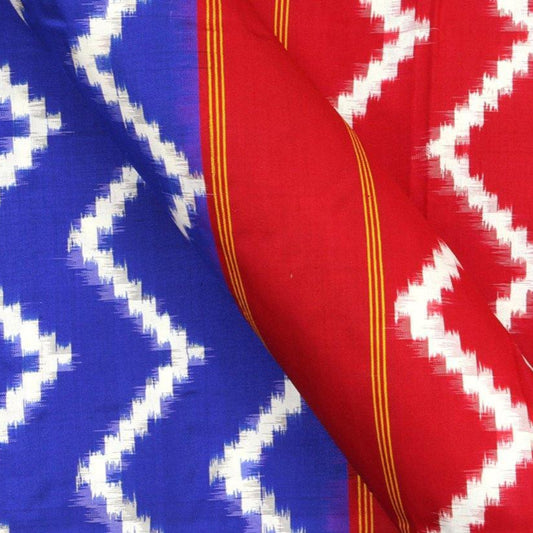 Pochampally Silk Saree - Ikat - Handwoven Pure Silk - PIK 260 - 6 - Pochampally Silk - Panjavarnam PIK 260 -6