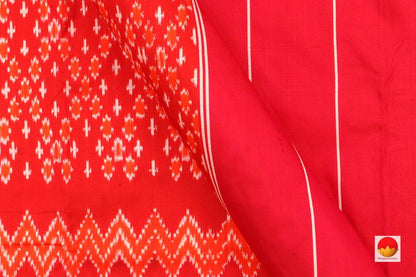 Pochampally Silk Saree - Ikat Silk Saree - Handwoven Pure Silk - PIK- 256 -4 - Pochampally Silk - Panjavarnam