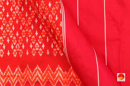 Pochampally Silk Saree - Ikat Silk Saree - Handwoven Pure Silk - PIK- 256 -4 - Pochampally Silk - Panjavarnam PIK - 256 - 4