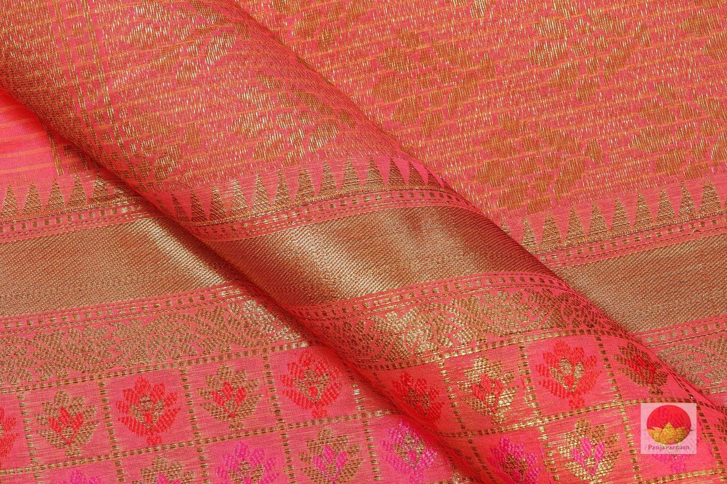 Premium Banarasi Silk Cotton Saree - PSC 298 - Silk Cotton - Panjavarnam PSC 298