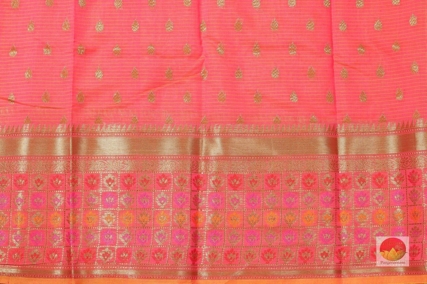 Premium Banarasi Silk Cotton Saree - PSC 298 - Silk Cotton - Panjavarnam PSC 298