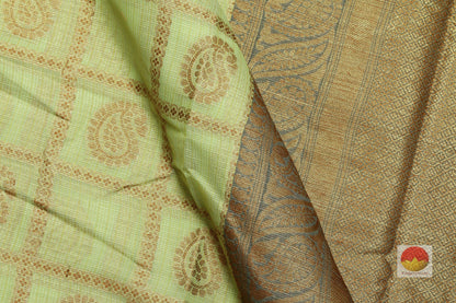 Premium Handwoven Banarasi Silk Cotton Saree - PSC 361 - Silk Cotton - Panjavarnam
