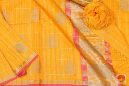 Premium Handwoven Banarasi Silk Cotton Saree - PSC 394 Archives - Silk Cotton - Panjavarnam