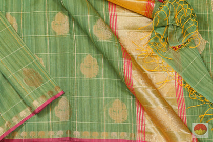 Premium Handwoven Banarasi Silk Cotton Saree - PSC 395 Archives - Silk Cotton - Panjavarnam