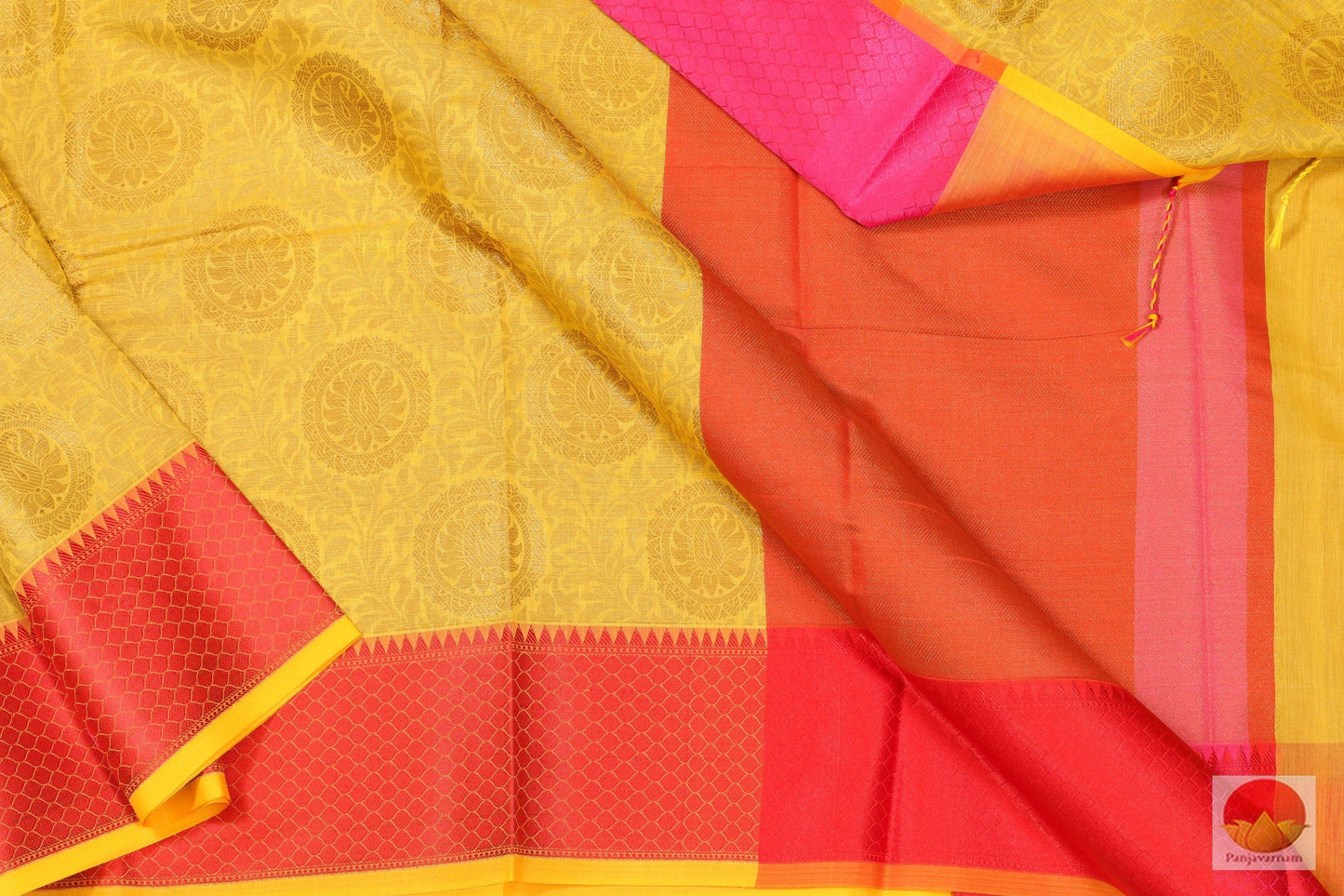 Premium Handwoven Banarasi Silk Cotton Saree - PSC 405 Archives - Silk Cotton - Panjavarnam