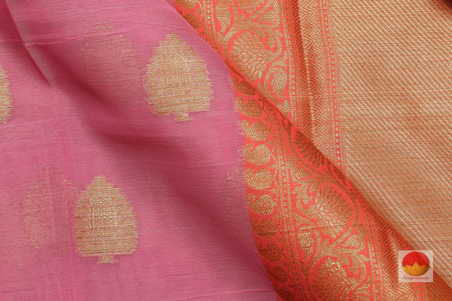 Premium Handwoven Banarasi SilkCotton Saree - PSC 365 - Silk Cotton - Panjavarnam