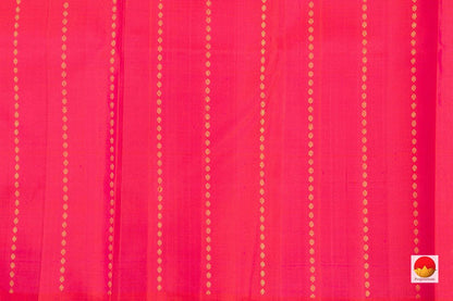 Purple And Pink Kanchipuram Silk Saree Handwoven Pure Silk Pure Zari For Wedding Wear PV NYC 477 - Silk Sari - Panjavarnam