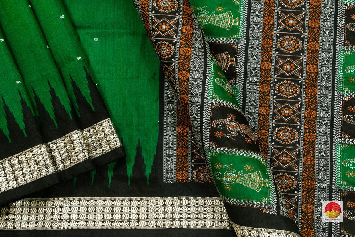 Sambalpuri Silk Saree - Handwoven Pure Silk - No Zari - PV MR 05 - Sambalpuri Silk - Panjavarnam
