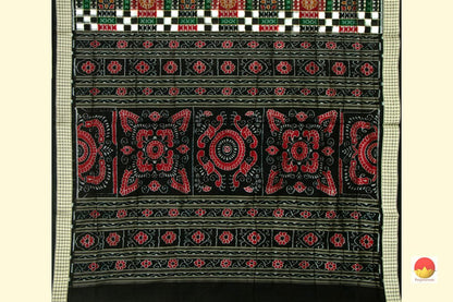 Sambalpuri Silk Saree - Handwoven Pure Silk - No Zari - PV MR 07 - Sambalpuri Silk - Panjavarnam