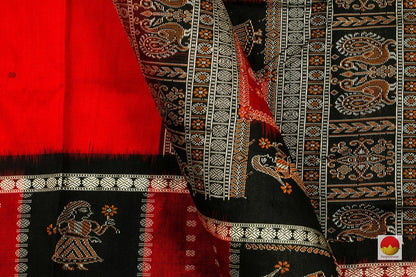 Sambalpuri Silk Saree - Handwoven Pure Silk - PV MR 02 - Sambalpuri Silk - Panjavarnam
