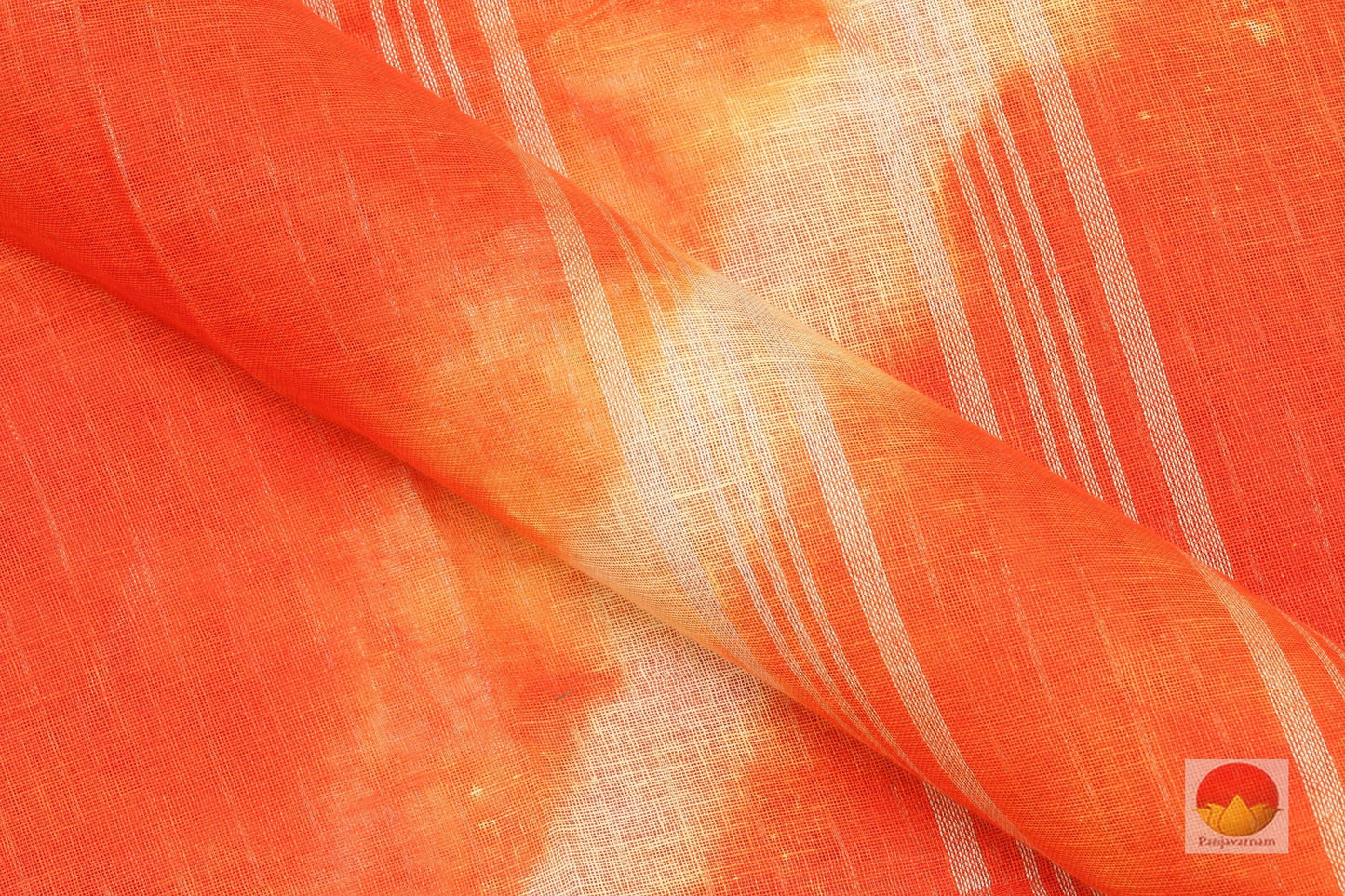 Shibori Handwoven Linen Saree - PL 218 - Archives - Linen Sari - Panjavarnam