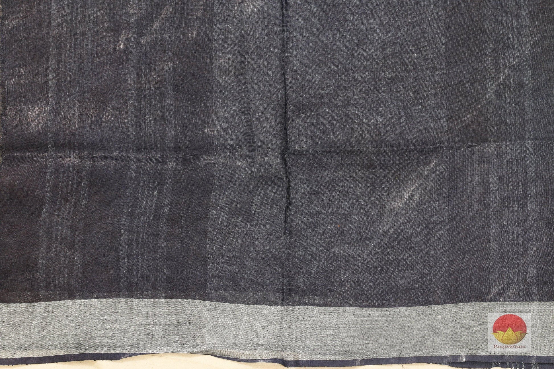 Shibori Handwoven Linen Saree - PL 221 Archives - Linen Sari - Panjavarnam