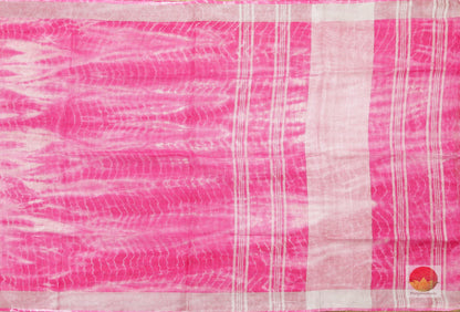 Shibori Handwoven Linen Saree - PL 223 Archives - Linen Sari - Panjavarnam