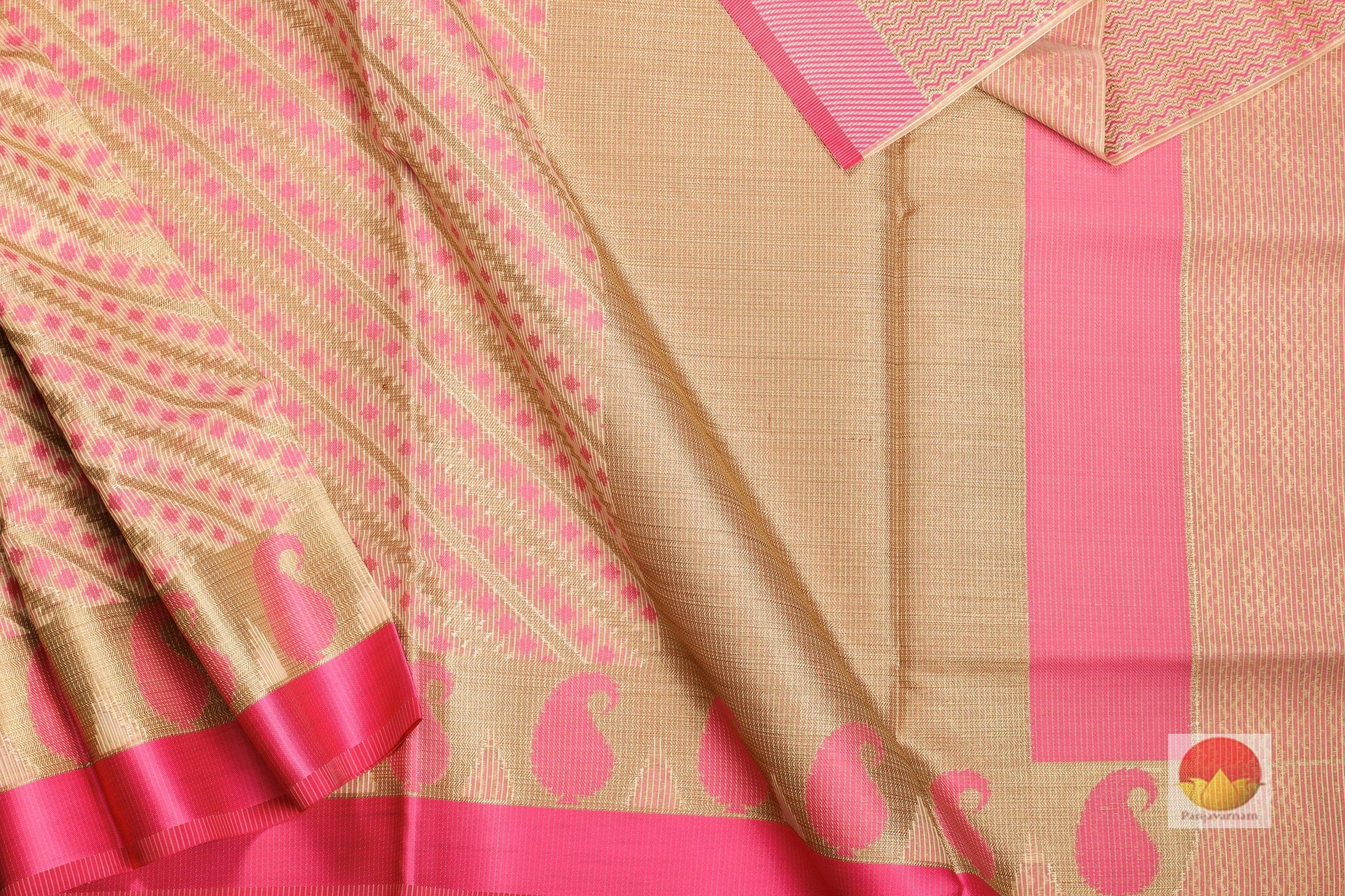 Lite Weight Banarasi Silk Cotton Saree - PSC 69 - Silk Cotton - Panjavarnam