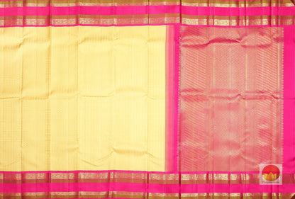 Silk Jacquard - Handwoven Pure Silk Kanjivaram Saree - Pure Zari - PV SVS 10239 - Archives - Silk Sari - Panjavarnam