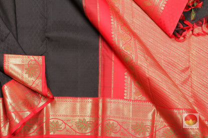 Silk Jacquard - Traditional Design Handwoven Pure Silk Kanjivaram Saree - Pure Zari - SVS 3865 Archives - Silk Sari - Panjavarnam
