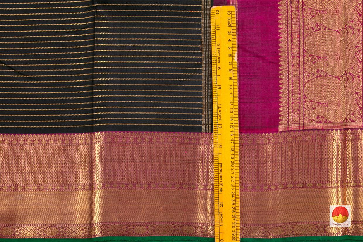 border details of kanchipuram pure silk saree