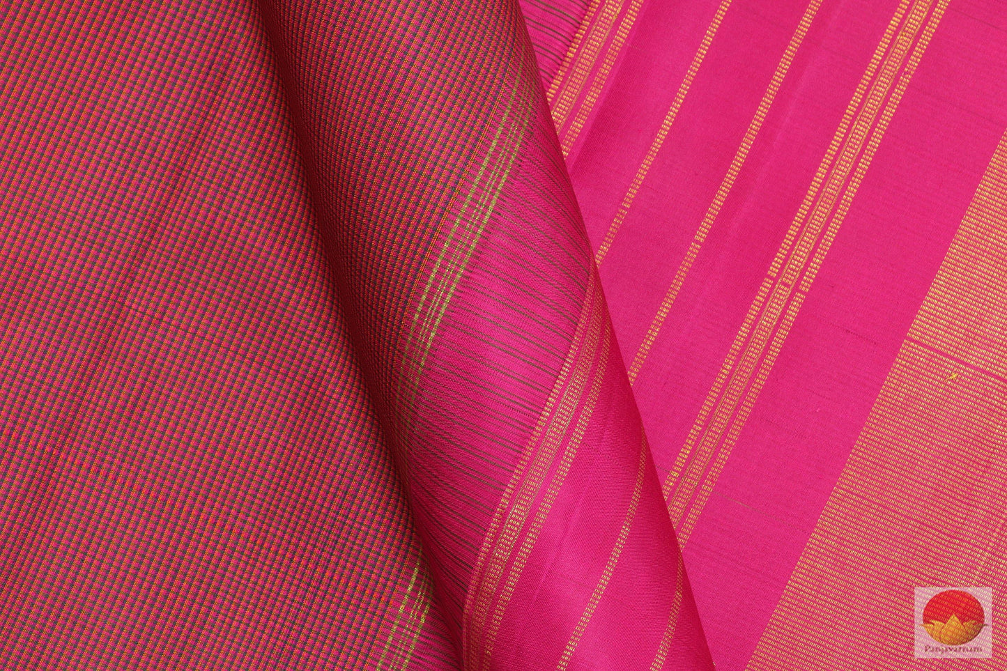 Kanchipuram Silk Saree - Handwoven Pure Silk - Pure Zari - PV SVS 2018 Archives - Silk Sari - Panjavarnam