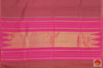 Kanchipuram Silk Saree - Handwoven Pure Silk - Pure Zari - PV SVS 2018 Archives - Silk Sari - Panjavarnam