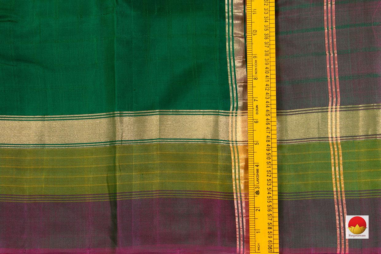 Kanchipuram Silk Saree - Handwoven Pure Silk - PV 01 - Silk Sari - Panjavarnam