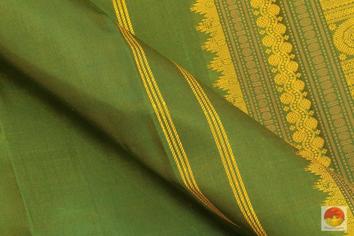Silk Thread Border - Handwoven Pure SIlk Kanjivaram Saree - No Zari - PV NZ 4483 Archives - Silk Sari - Panjavarnam