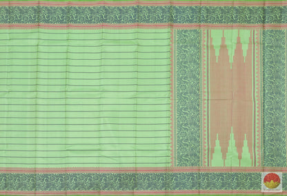 Silk Thread Border - Handwoven Pure Silk Kanjivaram Saree - No Zari - PV NZ 46790 Archives - Silk Sari - Panjavarnam