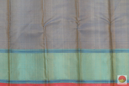 Silk Thread Border - Handwoven Pure Silk Kanjivaram Saree - No Zari - PV NZ 46832 Archives - Silk Sari - Panjavarnam