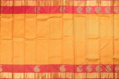 Silk Thread Work Handwoven Kanjivaram Pure Silk Saree - Pure Zari - PVM 0318 1336 - Silk Sari - Panjavarnam