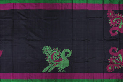 Silk Thread Work Handwoven Kanjivaram Pure Silk Saree - PVA 01418 1291 - Silk Sari - Panjavarnam