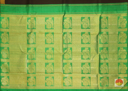 Silk Thread Work - Handwoven Pure Silk Kanjivaram Saree - Pure Zari - PV SVS 161 Archives - Silk Sari - Panjavarnam