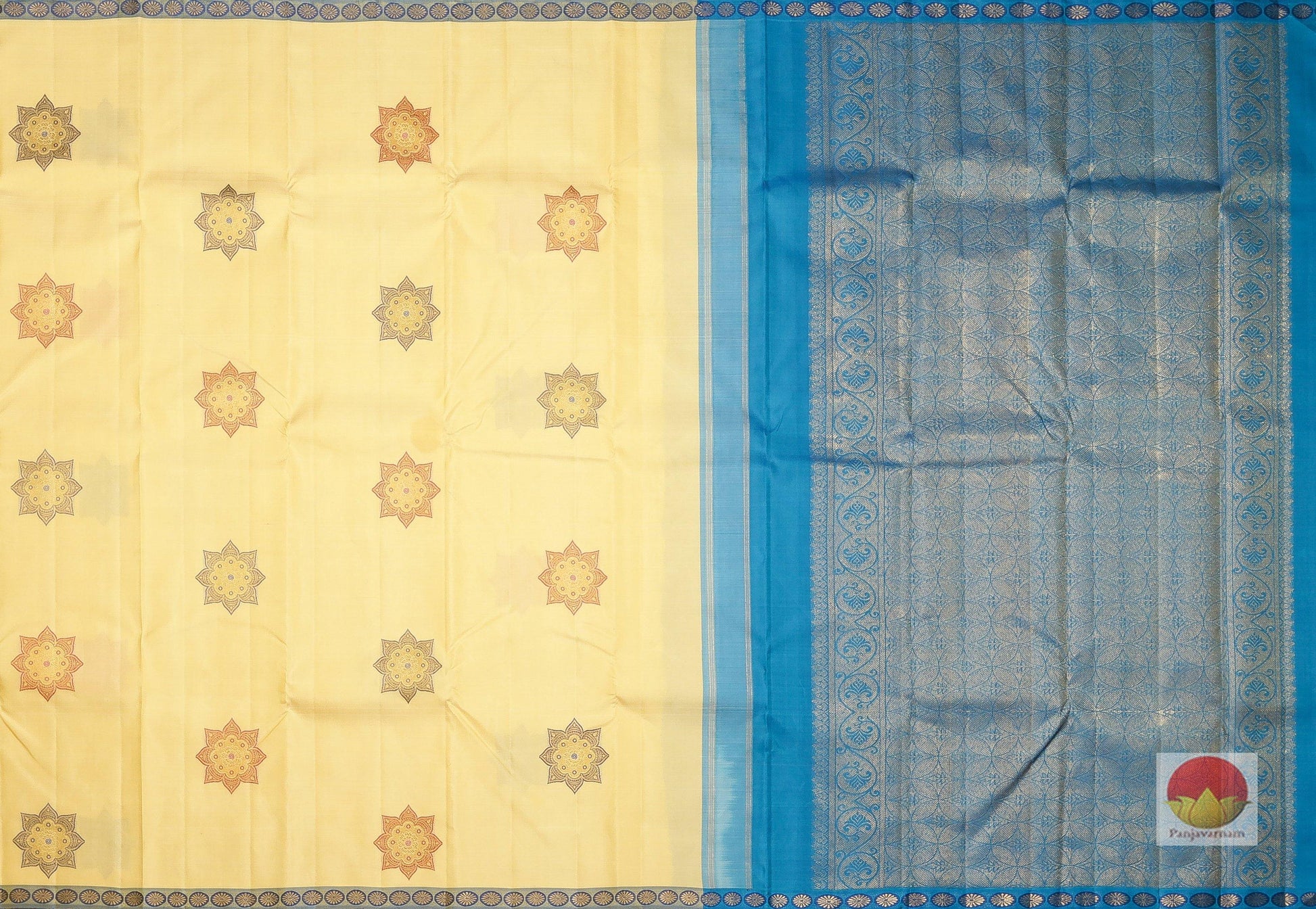 Silk Thread Work - Handwoven Pure Silk Kanjivaram Saree - Pure Zari - SVS 10508 Archives - Silk Sari - Panjavarnam