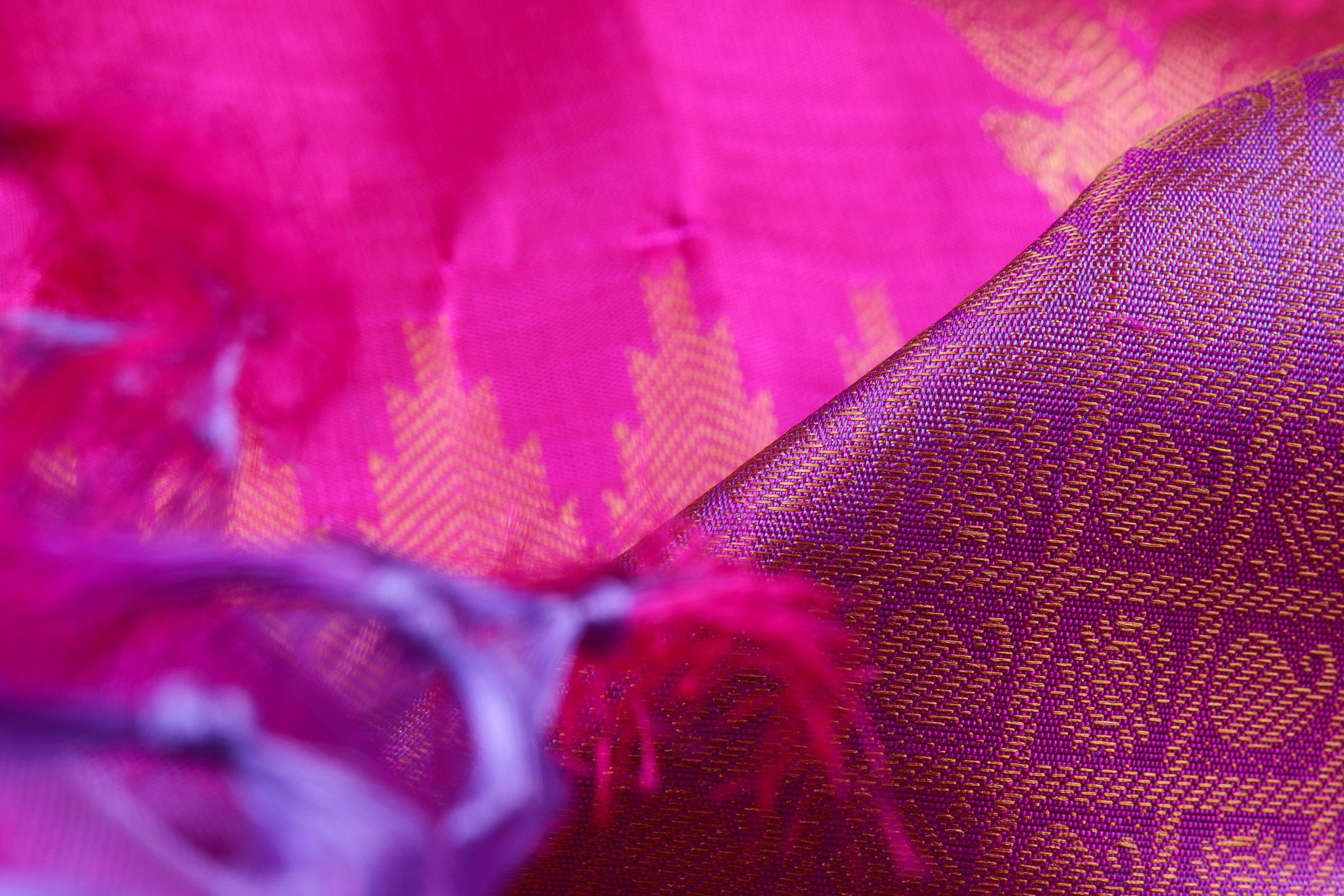 Silk Thread Work Kanjivaram Pure Silk Saree - Pure Zari - PVM 0318 1343 - Silk Sari - Panjavarnam