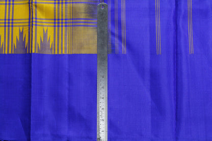 Temple Border Handwoven Kanjivaram Pure SIlk Saree - PVA 0418 1234 - Silk Sari - Panjavarnam