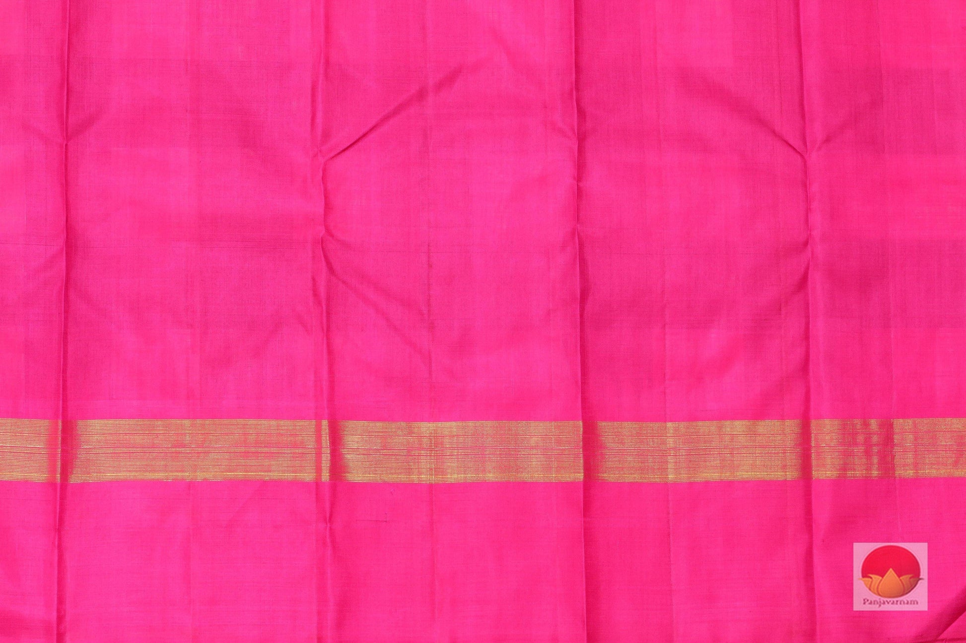 Temple Border - Handwoven Pure Silk Kanchipuram Saree - Pure Zari - G 1730 Archives - Silk Sari - Panjavarnam