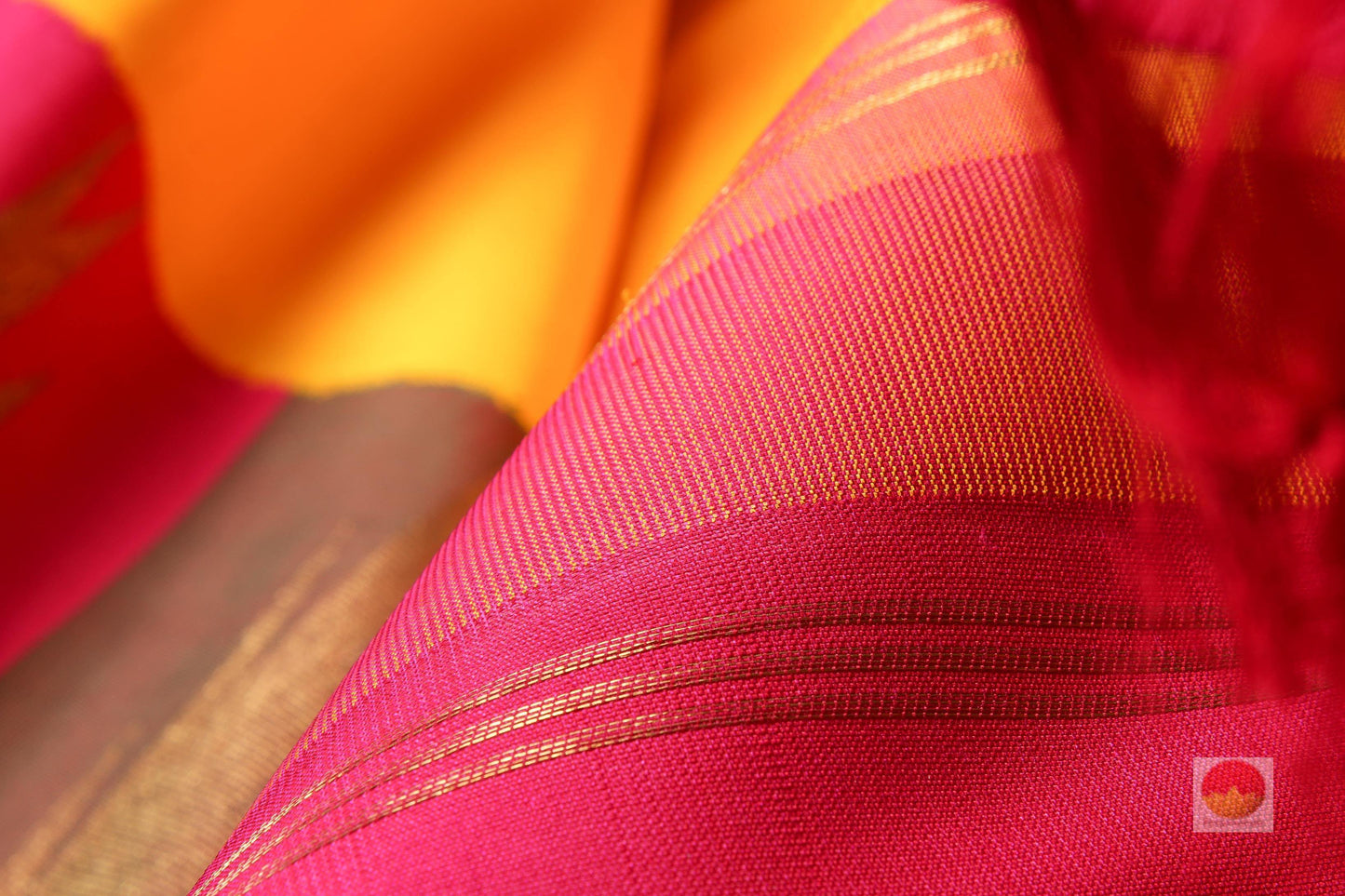 Temple Border Handwoven Pure Silk Kanjivaram Saree - Pure Zari - PA 103 - Silk Sari - Panjavarnam