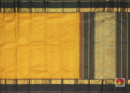Temple Border Handwoven Pure Silk Kanjivaram Saree - Pure Zari - PV 6291 Archives - Silk Sari - Panjavarnam