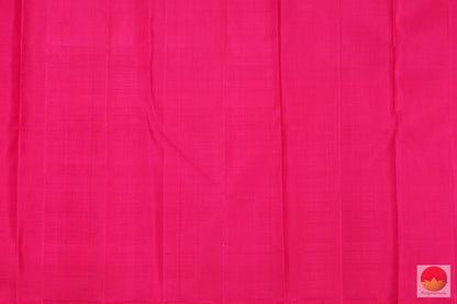 Temple Border - Handwoven Pure Silk Kanjivaram Saree - Pure Zari - PV G 1994 Archives - Silk Sari - Panjavarnam