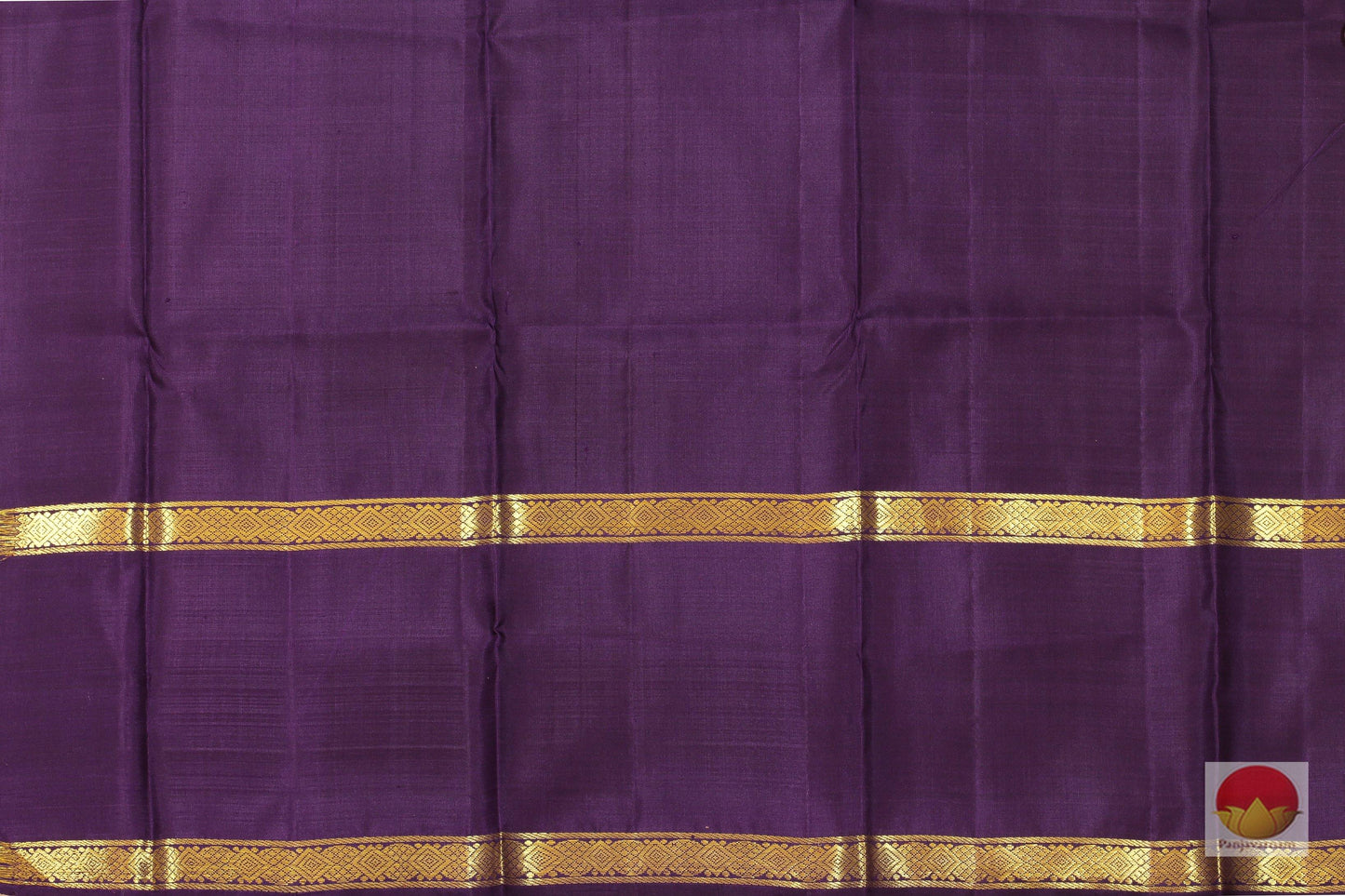 Temple Border - Handwoven Pure Silk Kanjivaram Saree - Pure Zari - PV SO3 5235 Archives - Silk Sari - Panjavarnam