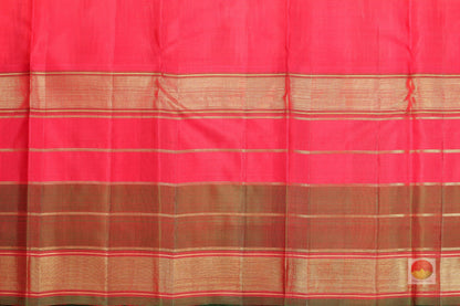 Temple Border Handwoven Pure Silk Kanjivaram Saree - Pure Zari - PVM 0518 1413 Archives - Silk Sari - Panjavarnam
