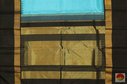 Temple Border - Handwoven Pure Silk Kanjivaram Saree - Pure Zari - SVS 10954 Archives - Silk Sari - Panjavarnam