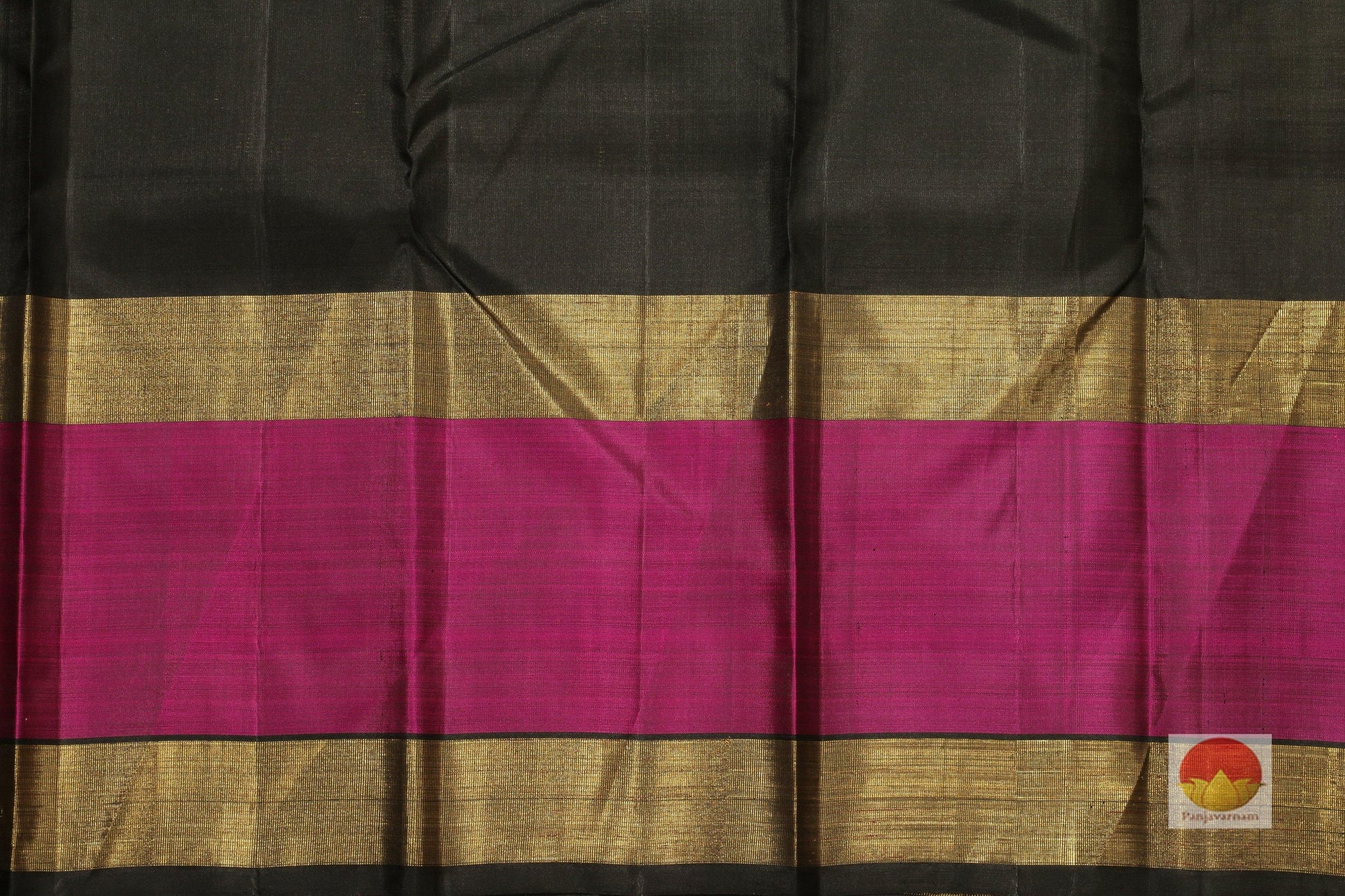 Temple Border - Handwoven Pure Silk Kanjivaram Saree - PV J7496 Archives - Silk Sari - Panjavarnam
