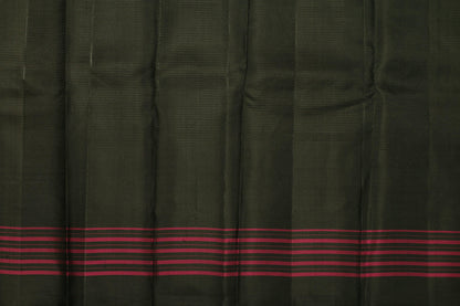 Temple Border Handwoven Pure Silk Kanjivaram Saree - PVJU 0618 1459 - Silk Sari - Panjavarnam