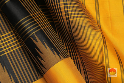 Temple Border Handwoven Pure Silk Kanjivaram Saree - PVSM G20 Archives - Silk Sari - Panjavarnam
